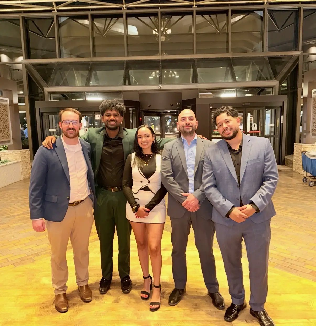 The Savant Acquisitions leadership team at an industry awards night